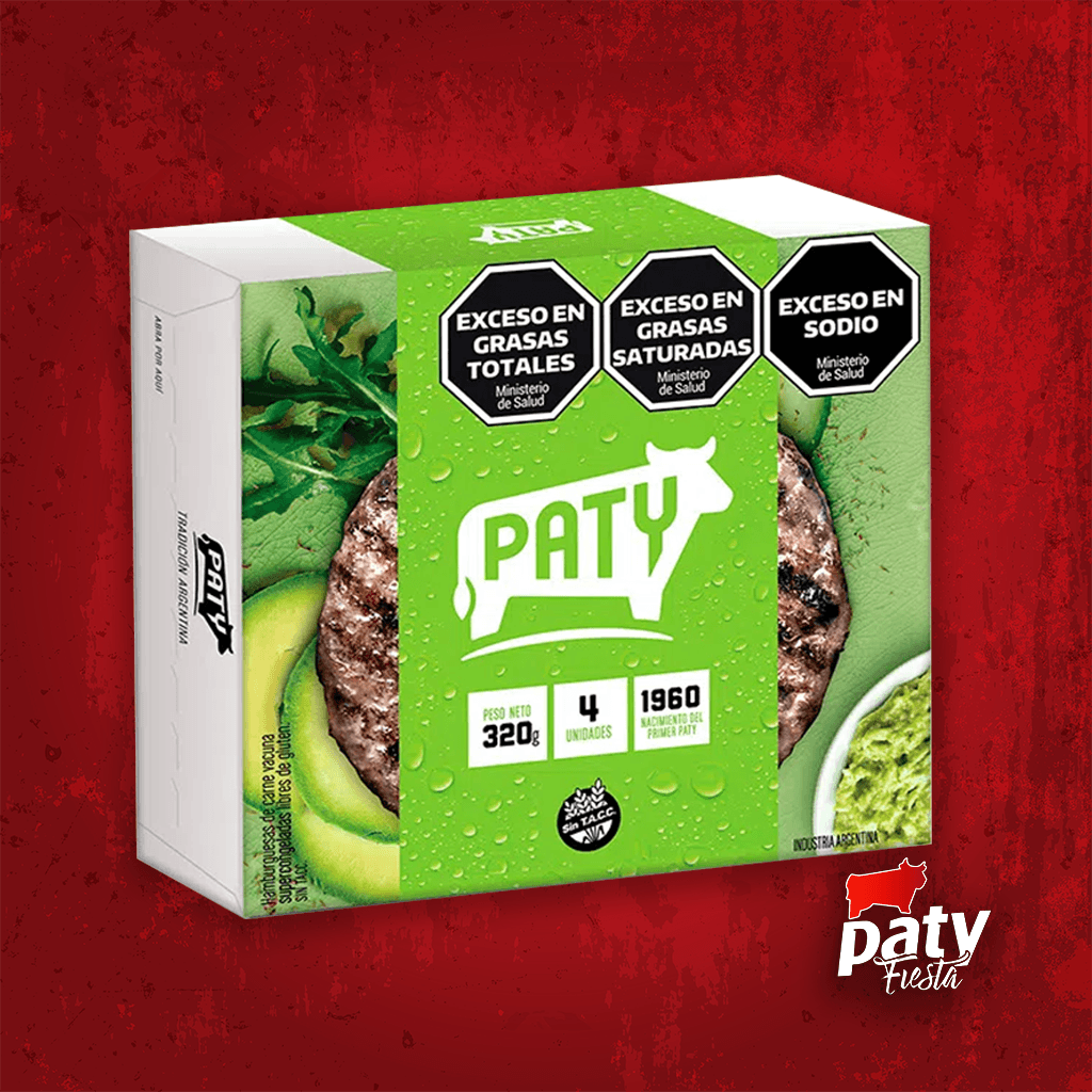 Hamburguesas PATY LIGHT x 4U