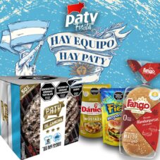 Combo CANCHA - 10 PATY SUPER COMERCIAL (125GR) con pan FARGO + 2 aderezos